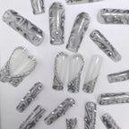 Press-On Nails Holiday Designs Peel And Press Reusable