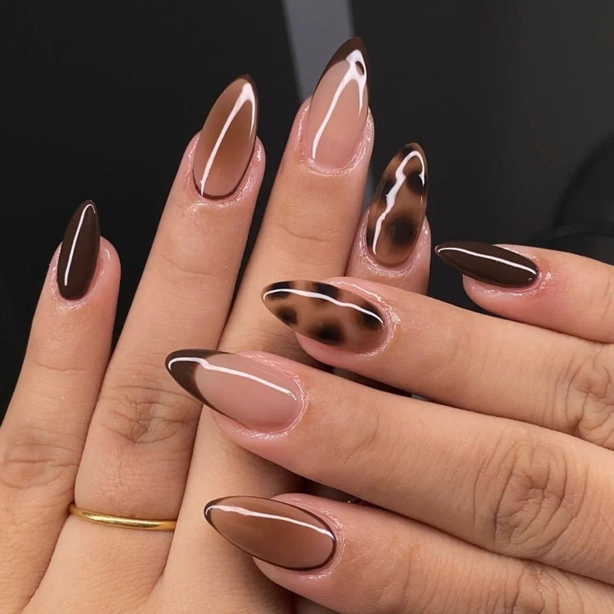 Press-On Nails Holiday Designs Peel And Press Reusable