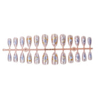Press-On Nails Holiday Motifs Adhesive Backing Reusable