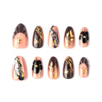 Press-On Nails Intricate Art Designs Quick Application