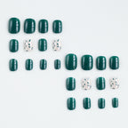 Press-On Nails Intricate Floral Acrylic Finish