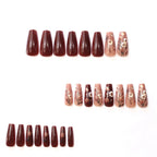 Press-On Nails Intricate Floral Long-Lasting & Easy Application