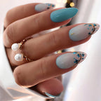 Press-On Nails Intricate Floral Peel & Stick Multiple Sizes