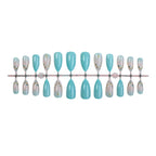 Press-On Nails Intricate Floral Peel & Stick Multiple Sizes