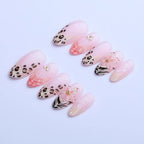 Press-On Nails Intricate Floral Quick Application