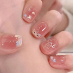 Press-On Nails Intricate Shimmer & Strong Hold