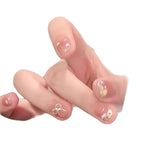 Press-On Nails Intricate Shimmer & Strong Hold