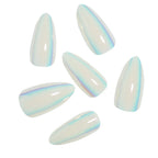 Press-On Nails Iridescent Almond Reusable