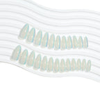 Press-On Nails Iridescent Almond Reusable