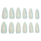 Press-On Nails Iridescent Almond Reusable