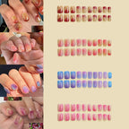 Press-On Nails Iridescent Swirl Adhesive Tabs