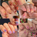 Press-On Nails Iridescent Swirl Adhesive Tabs
