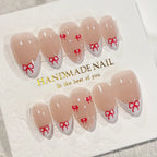 Press-On Nails Leaf Design Easy-Apply & Reusable
