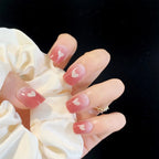 Press-On Nails Leaf Design Easy-Apply & Reusable