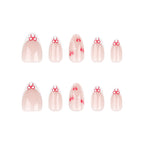 Press-On Nails Leaf Design Easy-Apply & Reusable