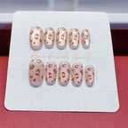 Press-On Nails Leopard Cat Eye No Glue