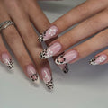 Press-On Nails Leopard & Floral Peel-And-Stick