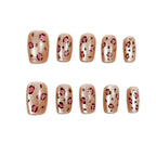 Press-On Nails Leopard Print & Gel-Look Peel-And-Stick