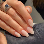 Press-On Nails Long Almond Pink Gradient Peel & Stick
