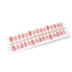 Press-On Nails Long-Lasting Floral Design Multi-Size