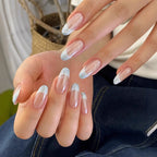 Press-On Nails Long Stiletto Adhesive Tabs & Reusable