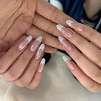 Press-On Nails Long Stiletto Adhesive Tabs & Reusable