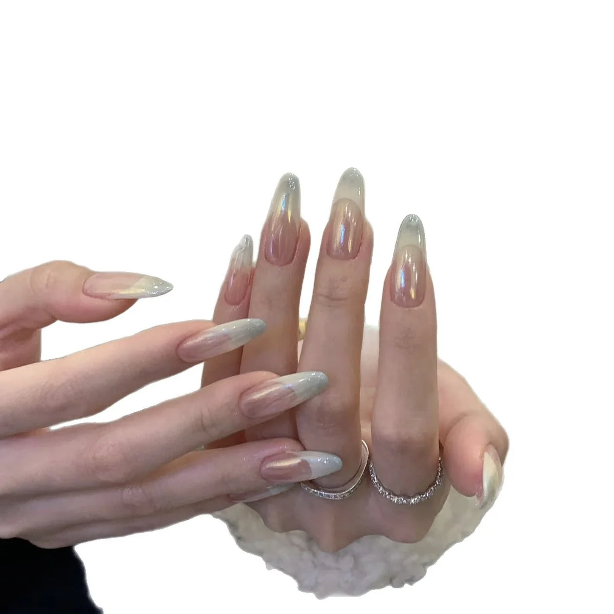 Press-On Nails Long Stiletto Adhesive Tabs & Reusable