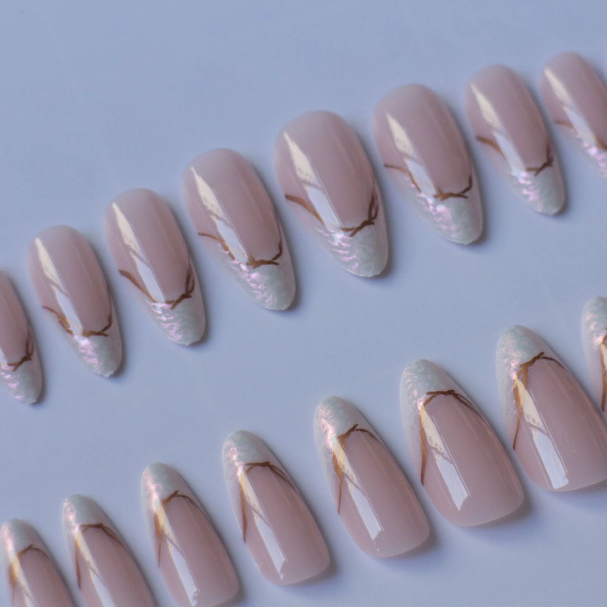 Press-On Nails Long Stiletto Durable Comfortable Fit