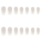 Press-On Nails Long Stiletto Glossy Glue-On