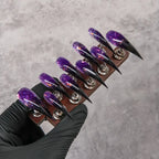 Press-On Nails Long Stiletto Glossy Peel & Stick