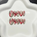Press-On Nails Marble Effect Self-Adhesive & Reusable