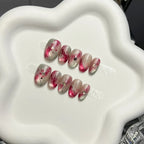 Press-On Nails Marble Effect Self-Adhesive & Reusable