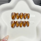 Press-On Nails Marble Pattern Reusable Adhesive Tabs