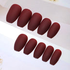 Press-On Nails Matte Finish 24-Piece Long-Lasting