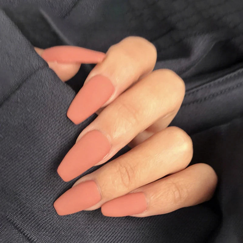 Press-On Nails Matte Finish Reusable Comfortable Fit