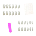 Press-On Nails Matte Finish Set of 24