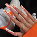 Press-On Nails Modern Wave Durable Acrylic