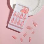 Press-On Nails Natural-Looking 24 Pieces With Glue