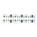 Press-On Nails Nature-Inspired Glue-Free Adhesive Long-Lasting Wear