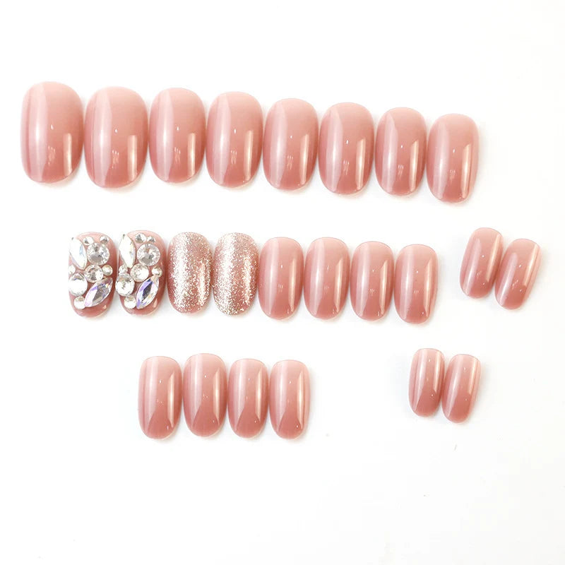 Press-On Nails No-Glue & Reusable Comfortable Fit