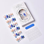 Press-On Nails Ocean-Inspired Reusable Easy Application