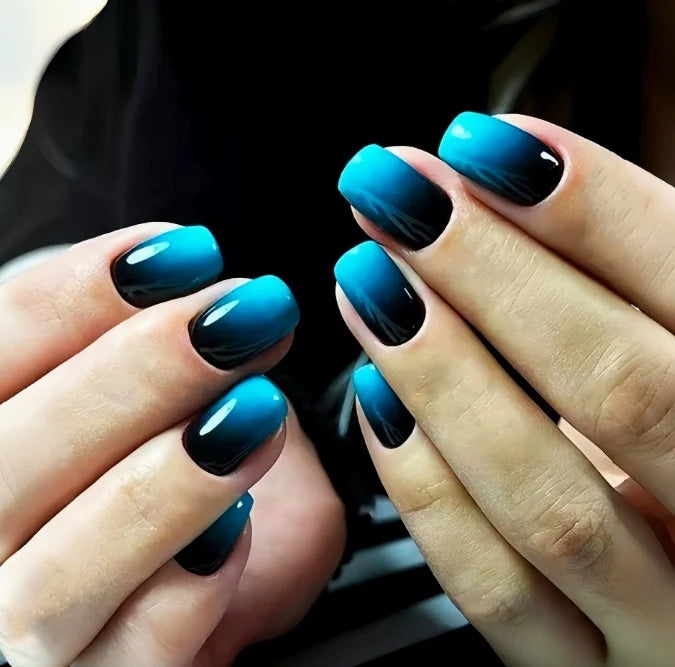 Press-On Nails Ombre Acrylic Reusable