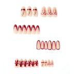 Press-On Nails Ombre Black Reusable & Custom Fit