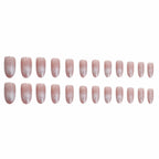 Press-On Nails Ombre Glitter Glue-On