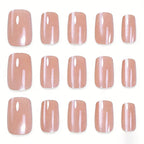 Press-On Nails Ombre Glitter Long-Lasting Set of 24
