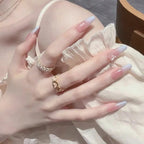 Press-On Nails Ombre Gradient Glue-On & Reusable