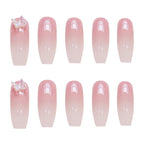Press-On Nails Ombre Gradient Glue-On & Reusable