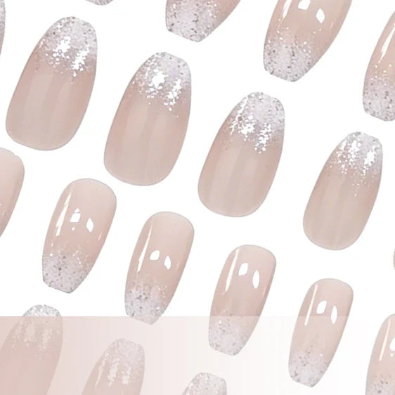 Press-On Nails Ombre Gradient High-Gloss 24-Piece
