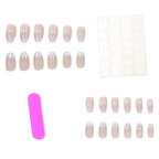 Press-On Nails Ombre Gradient High-Gloss 24-Piece