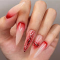 Press-On Nails Ombre Gradient Self-Adhesive Pointed Tips